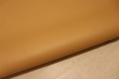 ds28円！[ナチュラルオレンジ]新入荷 国産 牛革 姫路レザー クロム革 シボ型押し 顔料仕上げ 230ds