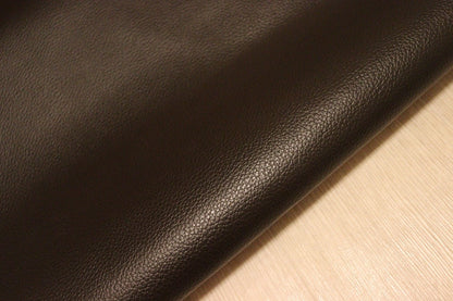 ds28円！[ダークブラウン]新入荷 国産 牛革 クロム革 シボ型押し 顔料仕上げ 230ds