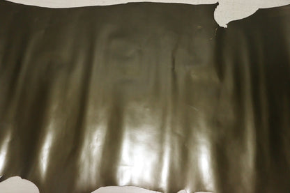 ds28円！[カーキ]新入荷 国産 牛革 姫路レザー クロム革 ガラス加工 230ds