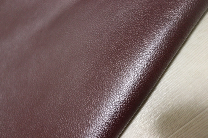 ds28円！[パールワイン]新入荷 国産 牛革 姫路レザー クロム革 顔料仕上げ シボ型押し 230ds
