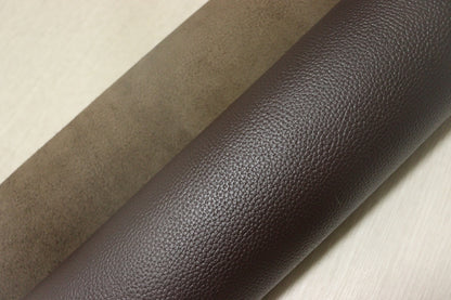 ds28円！[チョコブラウン]新入荷 国産 牛革 姫路レザー クロム革 顔料仕上げ シボ型押し 230ds
