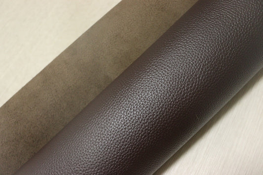 ds28円！[チョコブラウン]新入荷 国産 牛革 姫路レザー クロム革 顔料仕上げ シボ型押し 230ds