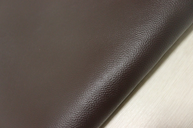 ds28円！[チョコブラウン]新入荷 国産 牛革 姫路レザー クロム革 顔料仕上げ シボ型押し 230ds