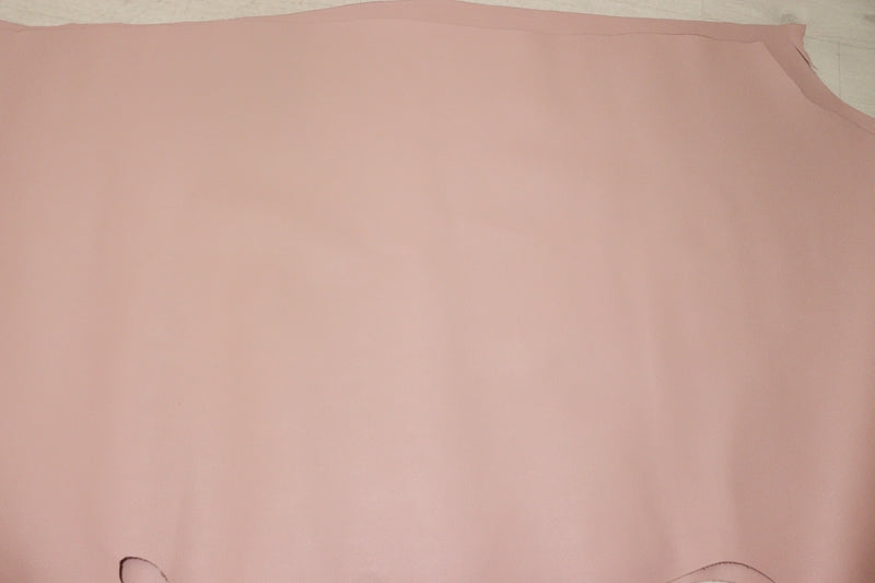 ds28円！[シェルピンク]新入荷 国産 牛革 姫路レザー クロム革 シボ型押し 顔料仕上げ 230ds