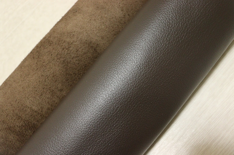 ds28円！[チョコブラウン]新入荷 国産 牛革 クロム革 シボ型押し 230ds