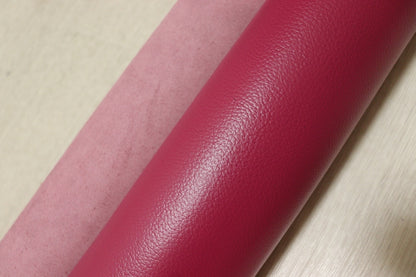 ds28円！[ローズピンク]新入荷 国産 牛革 姫路レザー クロム革 シボ型押し 顔料仕上げ 230ds