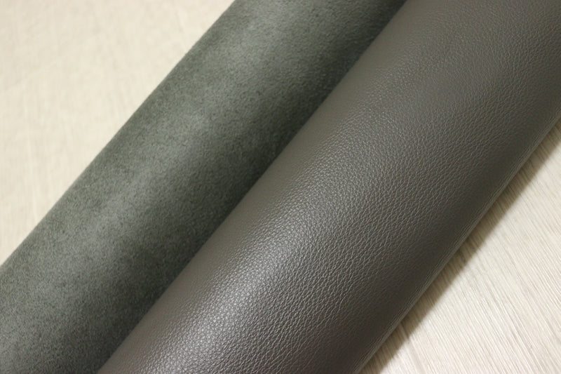 ds28円！[グレー]新入荷 イタリアンレザー 牛革 クロム革 シュリンク加工 231ds