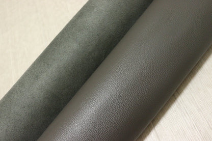 ds28円！[グレー]新入荷 イタリアンレザー 牛革 クロム革 シュリンク加工 231ds
