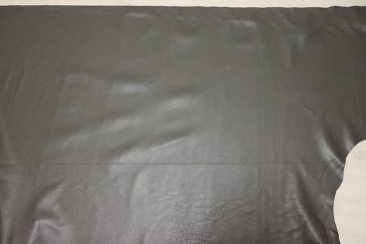 ds28円！[グレー]新入荷 イタリアンレザー 牛革 クロム革 シュリンク加工 231ds