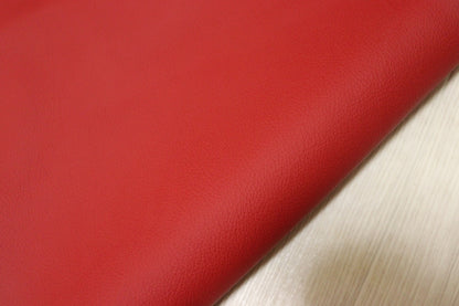 ds28円！[レッド]新入荷 イタリアンレザー 牛革 クロム革 シボ型押し 234ds