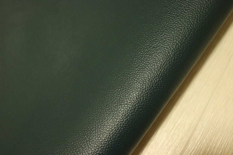 ds28円！[ダークグリーン系]新入荷 国産 牛革 姫路レザー クロム革 シボ型押し 顔料仕上 235ds