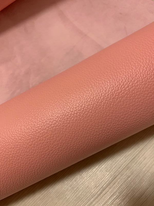 ds28円！[ピンク]新入荷 国産 牛革 姫路レザー クロム革 シボ型押し 顔料仕上げ 235ds