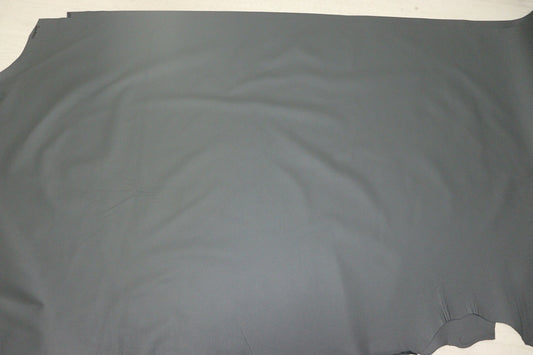 ds28円！[ダークグレー]新入荷 イタリアンレザー 牛革 クロム革 シボ型押し 顔料仕上げ 235ds