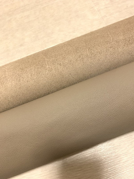 ds28円！[サンドベージュ]新入荷 イタリアンレザー 牛革 クロム革 弱シュリンク加工 236ds