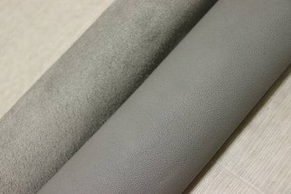 ds28円！[グレー]新入荷 イタリアンレザー 牛革 クロム革 弱シュリンク加工 236ds
