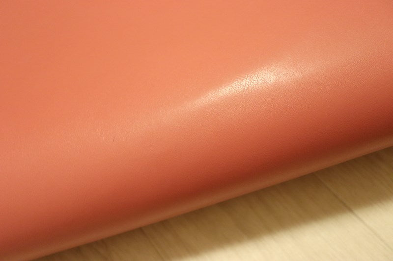 ds28円！[ピンク]新入荷 国産 牛革 ヌメ革 フィルム貼り 特殊加工 240ds
