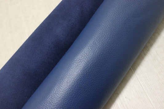 ds28円！[インディゴ]新入荷 国産 牛革 姫路レザー クロム革 顔料仕上げ 240ds