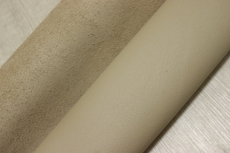 ds28円！[ベージュ]新入荷 イタリアンレザー 牛革 クロム革 弱シュリンク加工 240ds