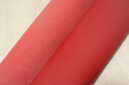 ds28円！[ダークレッド]新入荷 イタリアンレザー 牛革 クロム革 シボ型押し 顔料仕上げ 240ds