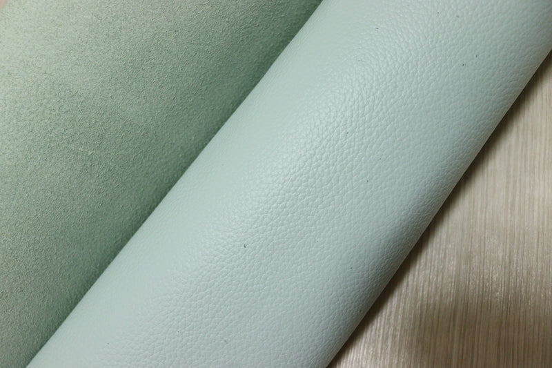 ds28円！[ライトブルー]新入荷 国産 牛革 姫路レザー クロム革 シボ型押し 顔料仕上げ 240ds