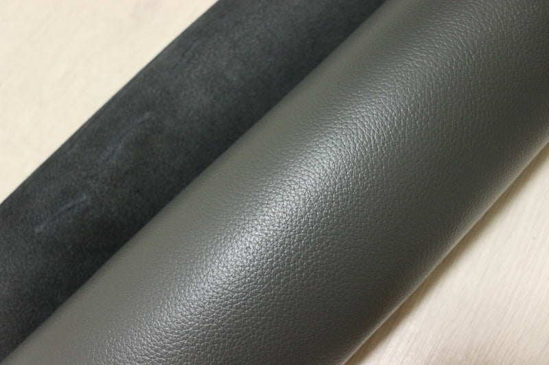 ds28円！[ダークグレー]新入荷 国産 牛革 姫路レザー クロム革 シボ型押し 顔料仕上げ 240ds
