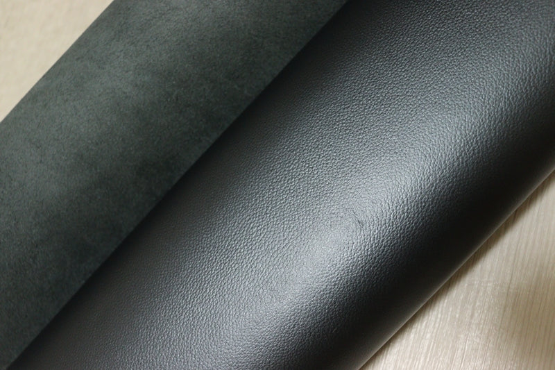 ds28円！[ダークシルバー]新入荷 国産 牛革 クロム革 シボ型押し 顔料
