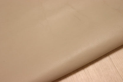 ds28円！[サンドベージュ]新入荷 イタリアンレザー 牛革 クロム革 シュリンク加工 242ds