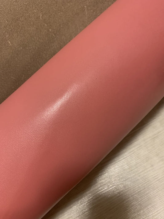 ds28円！[ピンク]新入荷 国産 牛革 ヌメ革 フィルム貼り 244ds