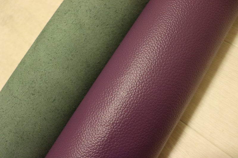 ds28円！[パープル]新入荷 国産 牛革 姫路レザー クロム革 シボ型押し 顔料仕上げ 245ds