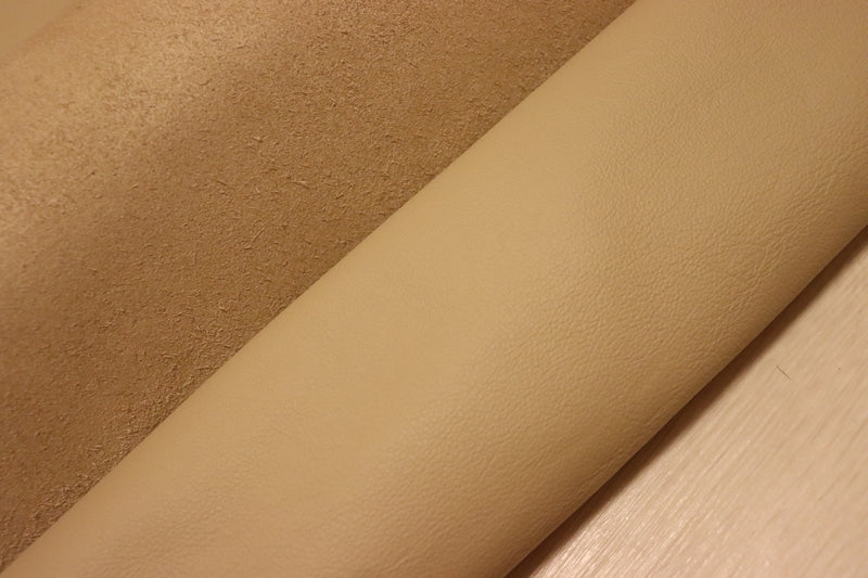 ds28円！[ベージュ]新入荷 イタリアンレザー 牛革 クロム革 弱シュリンク加工 245ds