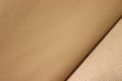 ds28円！[ベージュ]新入荷 イタリアンレザー 牛革 クロム革 弱シュリンク加工 245ds