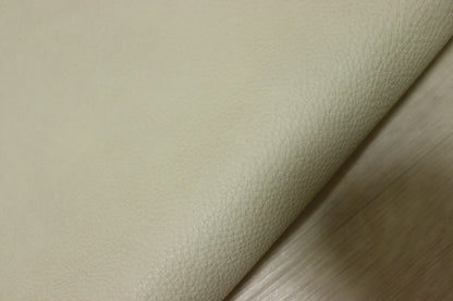 ds28円！[アイボリー]新入荷 イタリアンレザー 牛革 クロム革 シュリンク加工 ムラ染 245ds