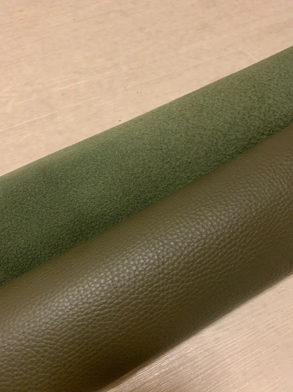 ds28円！[カーキ]新入荷 国産 牛革 姫路レザー クロム革 シュリンク加工 248ds