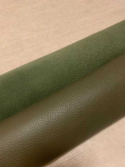 ds28円！[カーキ]新入荷 国産 牛革 姫路レザー クロム革 シュリンク加工 248ds