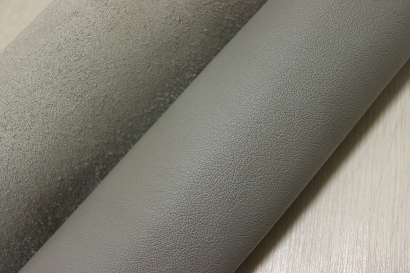 ds28円！[ライトグレー]新入荷 イタリアンレザー 牛革 クロム革 弱シュリンク加工 248ds