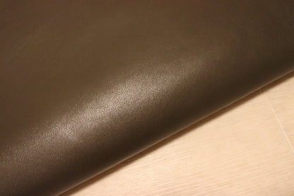 ds28円！[ダークブラウン]新入荷 国産 牛革 姫路レザー クロム革 スムース加工 249ds