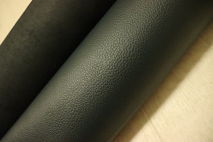 ds28円！[ダークグリーン]新入荷 国産 牛革 姫路レザー クロム革 シボ型押し 顔料仕上げ 250ds
