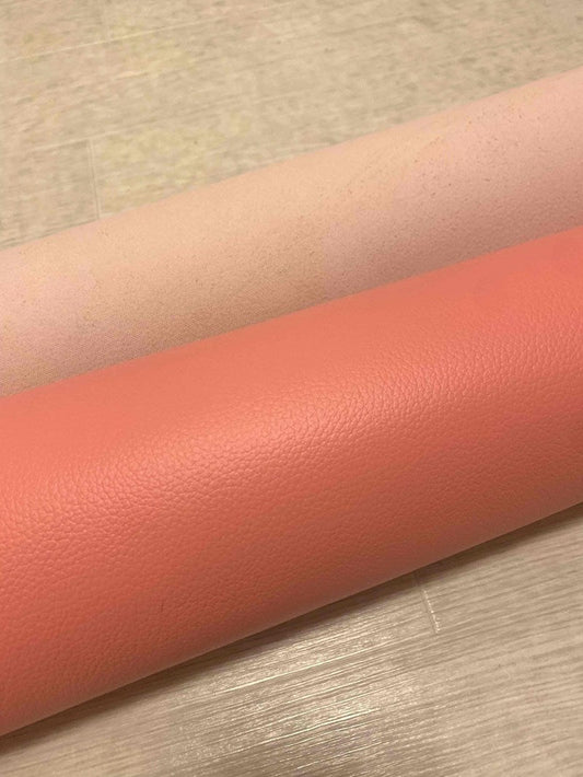 ds28円！[ピンク]新入荷 国産 牛革 姫路レザー クロム革 シボ型押し 顔料仕上げ 250ds