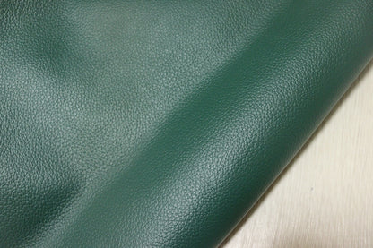 ds28円！[ティールグリーン]新入荷 国産 牛革 姫路レザー クロム革 シボ型押し 顔料仕上げ 250ds