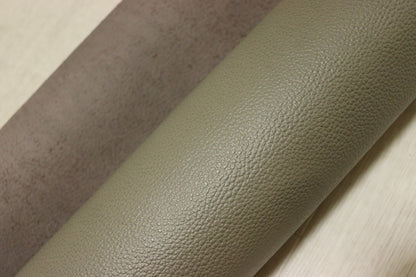 ds28円！[モカオリーブ]新入荷 国産 牛革 姫路レザー クロム革 シボ型押し 顔料仕上げ 250ds