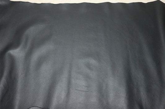 ds28円！[ネイビー]新入荷 国産 牛革 姫路レザー クロム革 シボ型押し 顔料仕上げ 250ds