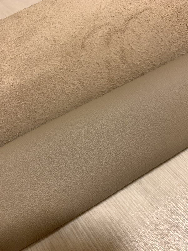 ds28円！[サンドベージュ]新入荷 イタリアンレザー 牛革 クロム革 弱シュリンク加工 254ds