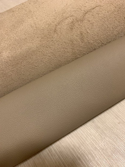 ds28円！[サンドベージュ]新入荷 イタリアンレザー 牛革 クロム革 弱シュリンク加工 254ds