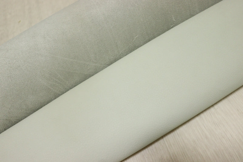 ds28円！[アイボリー]新入荷 イタリアンレザー 牛革 クロム革 シュリンク加工 ディア調 255ds