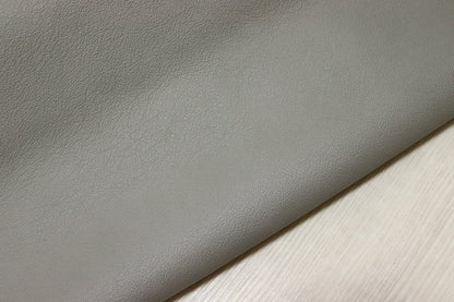 ds28円！[ライトグレー]新入荷 イタリアンレザー 牛革 クロム革 弱シュリンク加工 257ds