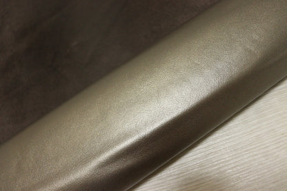 ds28円！[ブロンズ]新入荷 国産 牛革 クロム革 スムース加工 258ds