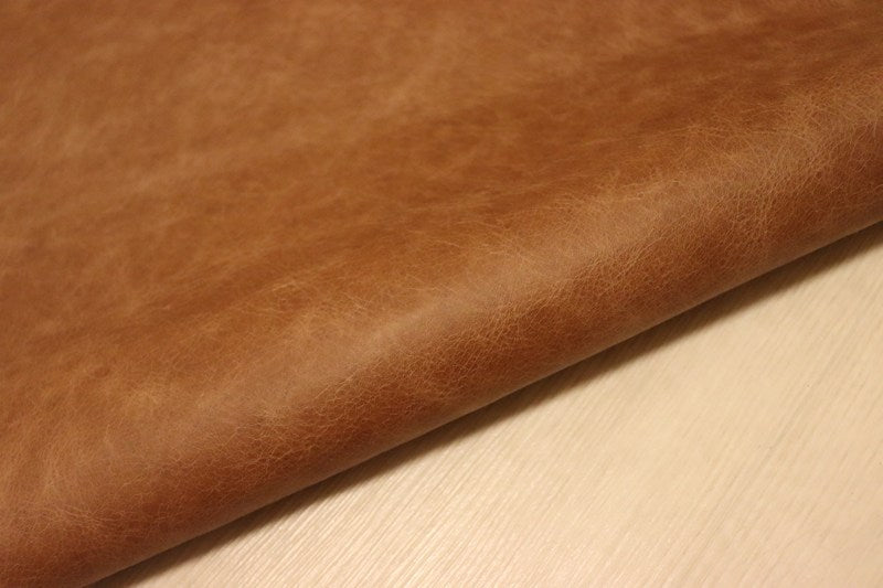 ds28円！[ナチュラルブラウン]新入荷 イタリアンレザー 牛革 クロム革 プルアップ加工 262ds