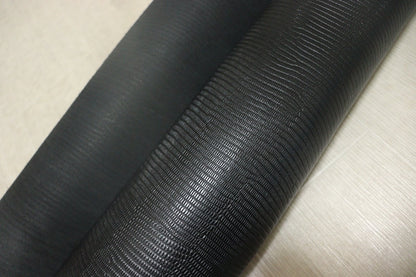 ds28円！[ブラック]新入荷 国産 牛革 姫路レザー クロム革 顔料仕上げ リザード型押し 263ds