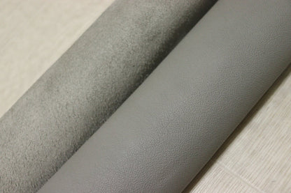 ds28円！[ライトグレーー]新入荷 イタリアンレザー 牛革 クロム革 弱シュリンク加工 264ds