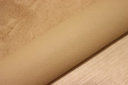 ds28円！[ベージュ]新入荷 イタリアンレザー 牛革 クロム革 弱シュリンク加工 267ds